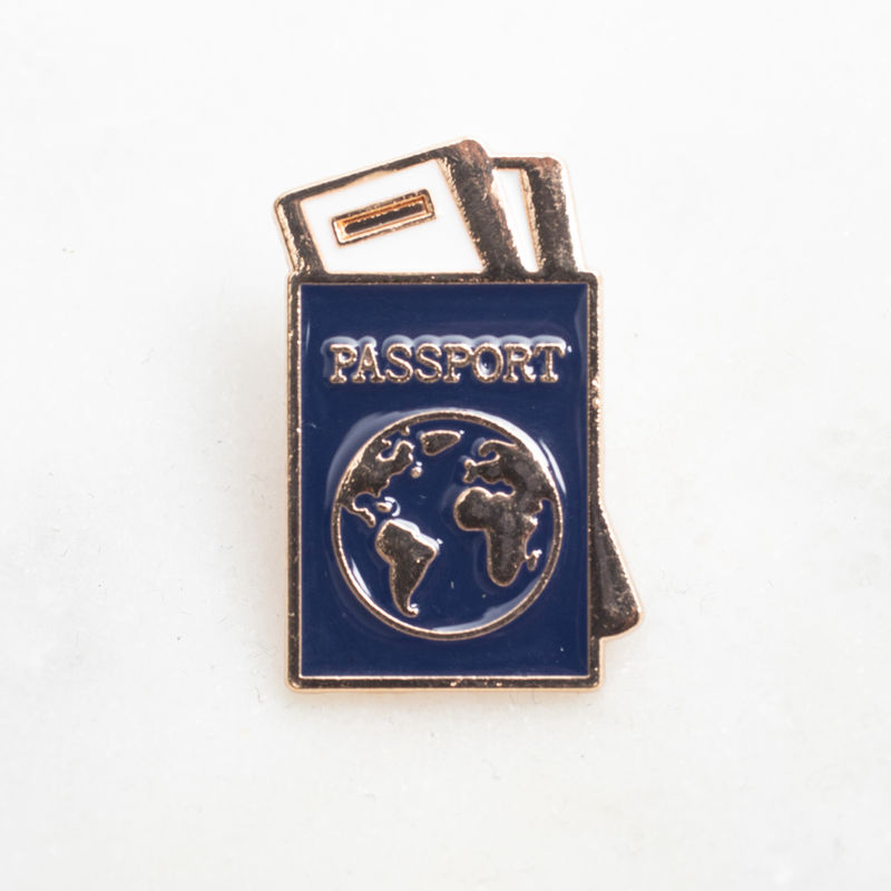 forth + WAYNE Passport hat pin